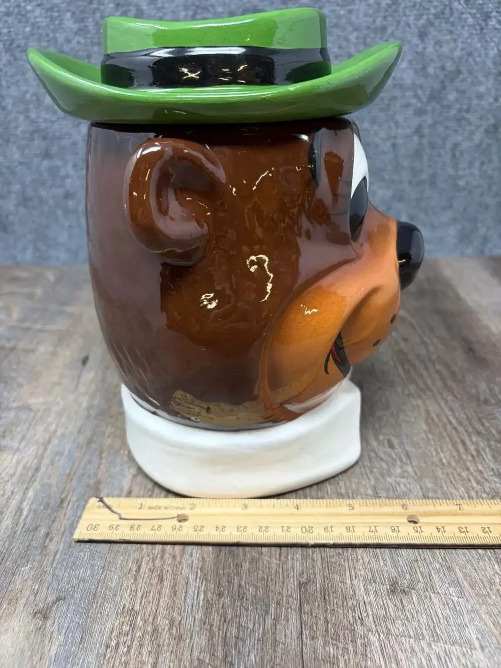 Rare Vintage Classic Yogi Bear Ceramic Cookie Jar Hanna-Barbera 1979 Vibrant EUC
